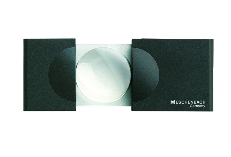 Eschenbach Folding Pocket Magnifier - 10x, 30 mm, Biconvex Lens