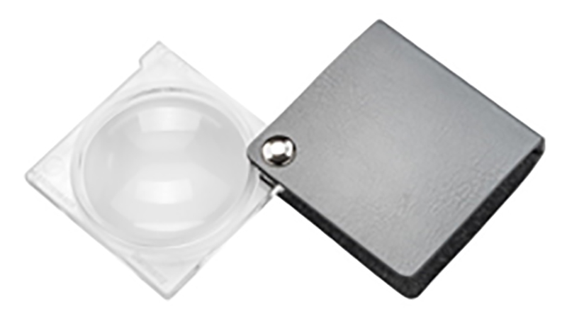 Baluue 2pcs Folding Magnifying Glass 100x Magnifying Glass for Trichomes  Magnifying Lens Magnafining Glass Magnifiers Pocket Magnifier Portable