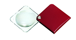 Eschenbach 1176-6 6X Folding Pocket Magnifier with Aplanatic Lens