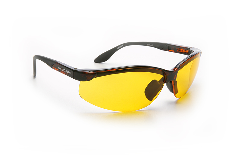 Sunglasses - reflective yellow