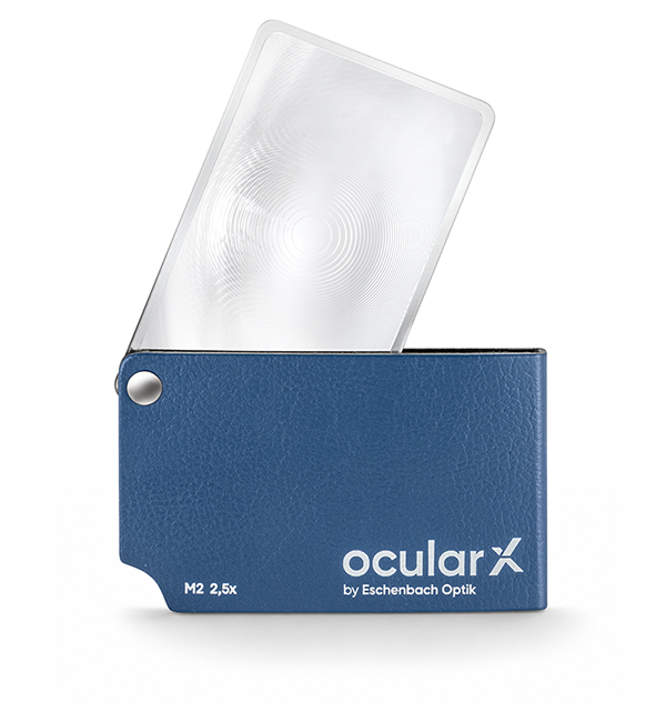 ocularX M2 folding pocket magnifier